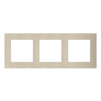 Ramka 3-krotna Nature, Inox szampański Simon 55 | TRN3/189 Kontakt Simon
