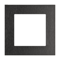 Ramka 1-krotna Nature, Inox czarny Simon 55 | TRN1/190 Kontakt Simon