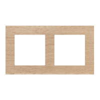Ramka 2-krotna Nature, Dąb jasny Simon 55 | TRN2/185 Kontakt Simon