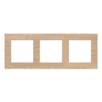 Ramka 3-krotna Nature, Dąb jasny Simon 55 | TRN3/185 Kontakt Simon
