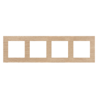 Ramka 4-krotna Nature, Dąb jasny Simon 55 | TRN4/185 Kontakt Simon