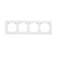Ramka 4-krotna LINE, Antybakteryjny biały mat Simon 55 | TR4/AB111 Kontakt Simon