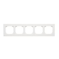 Ramka 5-krotna LINE, Antybakteryjny biały mat Simon 55 | TR5/AB111 Kontakt Simon