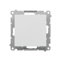 Przycisk pojedynczy zwierny bez piktogramu (moduł) 10AX, 250V, szybkozłącza, Jasnoszary mat Simon 55 | TP1.01/114 Kontakt Simon