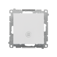 Przycisk pojedynczy zwierny z podświetl LED (moduł) 10AX 250V, szybkozłącza, Jasnoszary mat Simon 55 | TP1L.01/114 Kontakt Simon