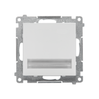 Oprawa oświetleniowa LED 230 V (0,93 W). Barwa ciepła biała 3100 K, Jasnoszary mat Simon 55 | TOS3K.01/114 Kontakt Simon