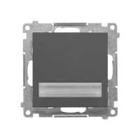 Oprawa oświetleniowa LED 230 V (0,93 W). Barwa ciepła biała 3100 K, Grafitowy mat Simon 55 | TOS3K.01/116 Kontakt Simon