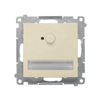 Oprawa oświetl LED 230V z czujnikiem ruchu (1,23W) barwa ciepła biała 3100K, Szampański mat Simon 55 | TOSC3K.01/144 Kontakt Simon