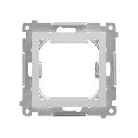 Adapter (przejściówka) na osprzęt standardu 45 × 45 mm, Aluminium mat Simon 55 | TA45.01/143 Kontakt Simon