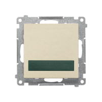 Sygnalizator świetlny LED – światło zielone (moduł) 230 V~, Szampański mat Simon 55 | TESS3.01/144 Kontakt Simon