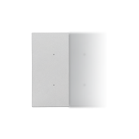 Klawisz połówkowy bez piktogramu do produktów elektronicznych, Aluminium mat Simon 55 | TKE20/143 Kontakt Simon