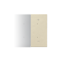 Klawisz połówkowy prawostronny z piktogramem „+/-” do prod. elektronicznych, Szampański mat Simon 55 | TKE25/144 Kontakt Simon