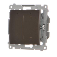 Ściemniacz do żarówek LED-owych, 230 V [Wi-Fi]; brąz mat Simon 54 GO | DESL1W.01/46 Kontakt Simon