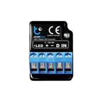 pixelBox Ściemniacz do taśm program. LED WS2812/WS2811 dopuszkowy, sterow. smartfonem Wi-Fi Simon 55 | ESPIX1W Kontakt Simon