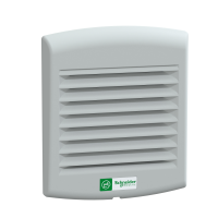 Wentylator IP54 38m3/h 230V z kratką wylotu powietrza i filterm G2, S3D, Thalassa | NSYCVF38M230PF Schneider Electric