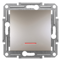 Przycisk z podświetleniem b/r, brąz | EPH1600169 Schneider Electric