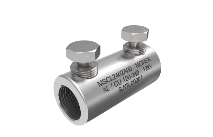 Złączka śrubowa do 12kV ze zrywalnymi śrubami M18 dla kabli Al/Cu MSCL240, 120-240mm2 MSCL2402A00 | MSCL2402A00 Morek