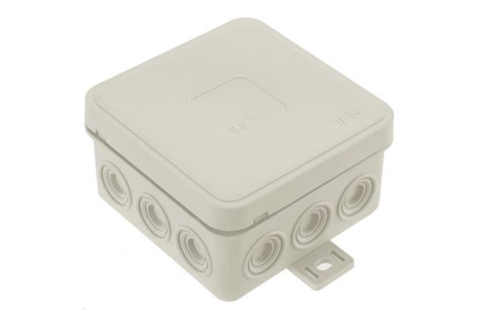 Puszka n/t V6 85x85x41mm IP54 12-wl. Klik z osłab. popiel elastyczna | 036-03 Viplast
