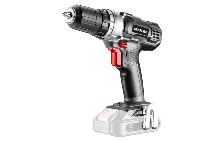 Wiertarko-wkrętarka akumulatorowa Energy+ 18V, Li-lon, uchwyt samozaciskowy 13mm | 58G006 GRAPHITE
