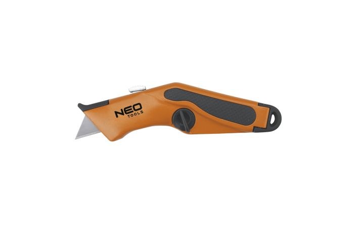 Nóż z ostrzem chowanym trapez. NEO | 63-701 NEO