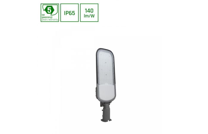 Oprawa uliczna LED STREETOS 2 150W 21000lm 4000K NW 145/75st IP65 IK09 szara czuj. zmierzchu 5 lat g