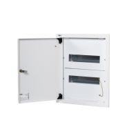 Rozdzielnica metalowa podtynkowa KP-DB-I-MF-212 dł. 375 szer.115 wys.448 kolor biały  | 35680 Kanlux