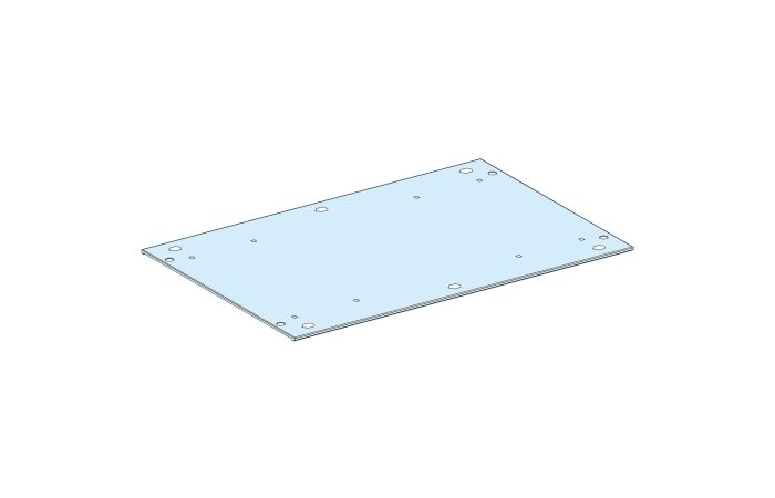 Pokrywa pełna 650x400mm IP30, PrismaSet | LVS08436 Schneider Electric