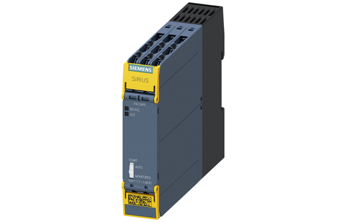 Przekaźnik bezpieczeństwa SIRIUS, 3NO+1NC, 24VAC/DC, zaciski śrubowe | 3SK1111-1AB30 Siemens