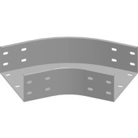 Kolanko 45st. KKZMP300H100, gr.blachy 1,5mm | 310830 Baks