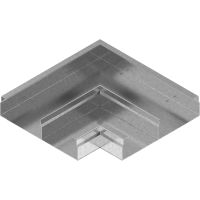 Kolano kanału dwutorowe KKNd175H28, gr. blachy 1,0mm | 520817 Baks