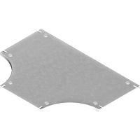 Pokrywa trójnika korytka PZTKPJ100, gr.blachy 1,00mm | 103414 Baks