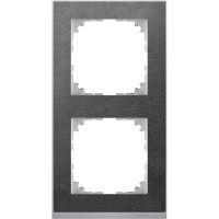 Ramka podwójna łupek, M-Pure, Merten | MTN4020-3669 Schneider Electric