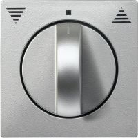 Płytka centralna Merten System M żaluzjowy obrotowy aluminiowy | MTN569860 Schneider Electric