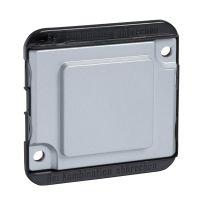 Merten Wandaloodporny, mechanizm z płytką centralną zaślepki, aluminiowy | MTN392360 Schneider Electric