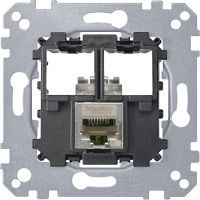 Gniazdo komputerowe pojedyncze RJ45 kat.5e F/STP, Merten | MTN4575-0011 Schneider Electric