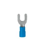 Końcówka aparatowa widełkowa izolowana KNE 3,5-2,5, przekrój: 2,5mm2, otwór pod śrubę M3,5 (opak 100 | KNE_3,5-2,5/100 Erko