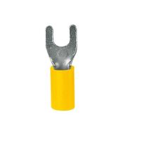 Końcówka aparatowa widełkowa izolowana KNV 6-6 przekrój 4mm2 do 6mm2 , otwór pod śrubę M6 (opak 100s | KNV_6-6/100 Erko