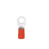 Końcówka oczkowa Cu izolowana KOE 8-10, przekrój: 10mm2, otwór pod śrubę M8 (opak 100szt) | KOE_8-10/100 Erko
