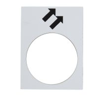 Etykieta 30x40mm, biały pionowa do przodu szybko | ZB2BY4964 Schneider Electric