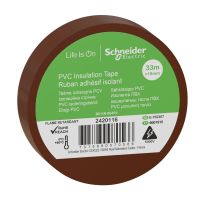 Taśma izolacyjna, szerokość 19mm, długość 33m brązowa, 2420116, Thorsman | 2420116 Schneider Electric