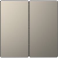 Klawisz, Merten, D-Life, podwójny, nikiel | MTN3400-6050 Schneider Electric