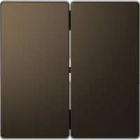 Klawisz, Merten, D-Life, podwójny, mocca metalik | MTN3400-6052 Schneider Electric