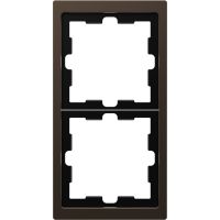 Ramka Merten D-Life  2-krotna, mocca metalik | MTN4020-6552 Schneider Electric