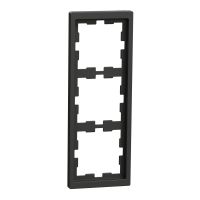 Ramka 3kr, Merten D-Life antracyt | MTN4030-6534 Schneider Electric