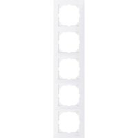 Ramka M-Pure pięciokrotna biały polarny, Merten | MTN4050-3619 Schneider Electric