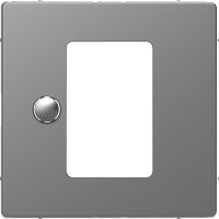 Płyta centralna, regulacja temperatury, stal nierdzewna | MTN5775-6036 Schneider Electric