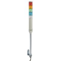 Kolumna świetlna z buczykiem Fi-40mm 5 elementów światło ciągłe/migające LED 24V | XVC4B55S Schneider Electric