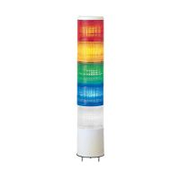 Kolumna świetlna bez buczyka Fi-40mm 5 elementów światło ciągłe LED 24V | XVC4B5K Schneider Electric