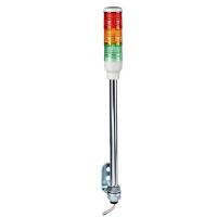 Kolumna świetlna bez buczyka Fi-40mm 3 elementy światło ciągłe LED 100-240V | XVC4M3 Schneider Electric