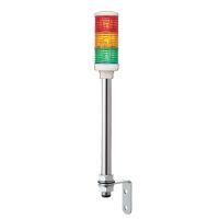 Kolumna świetlna bez buczyka Fi-60mm 3 elementy światło ciągłe LED 24V | XVC6B3 Schneider Electric